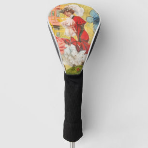 Viktorianische Lady Woman Fun Carriage Golf Headcover