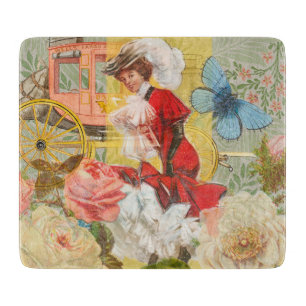 Viktorianische Lady Woman Fun Carriage Schneidebrett