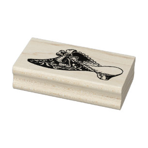 Viktorianische Ladys Slip-on Shoe Rubber Art Brief Gummistempel