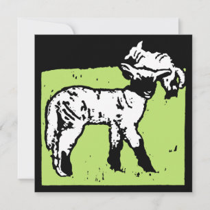 Viktorianische Landtiere, Schafe und Lämmer Ankündigung