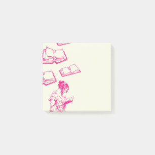 Viktorianische Lesebuch Gedanken Post-it Notes Klebezettel