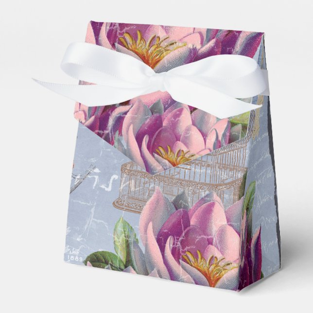 Viktorianische Liebe Gedanken Träume Butterfly Bir Geschenkschachtel (Vorderseite)