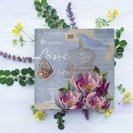 Viktorianische Liebe Gedanken Träume Butterfly Bir Puzzle