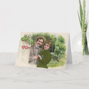 Viktorianische Lieblingskarte Feiertagskarte