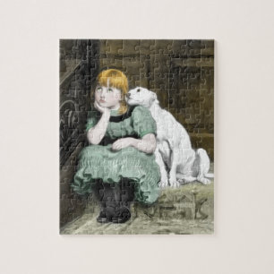 Viktorianische Malerei von Hunden Puzzle