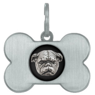 VIKTORIANISCHE MINIATURHUNDERPORTRAS BULLDOG TIERMARKE