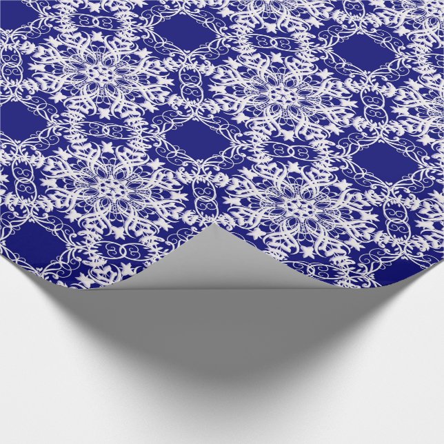 viktorianische mit Blumenspitze Geschenkpapier (Ecke)