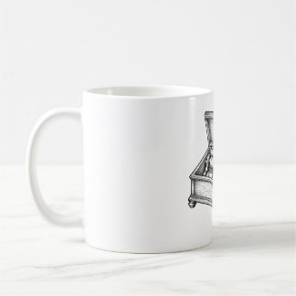 Viktorianische Musikbox-Gravur Vintage Antik Tasse