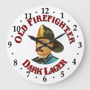 Viktorianische Old Firefighter Dark Lager Uhr