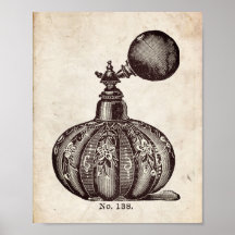 Viktorianische Parfüm-Flaschenabbildung