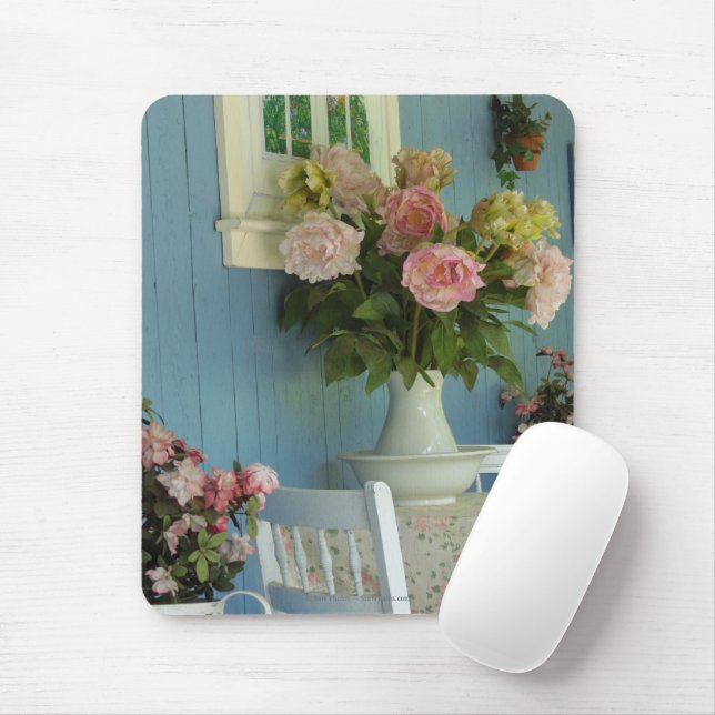 Viktorianische Peonies - Martha's Vineyard Mousepad (Mit Mouse)