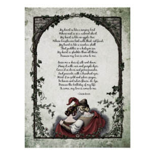 Viktorianische Poesie-glattes perfektes Plakat - Poster