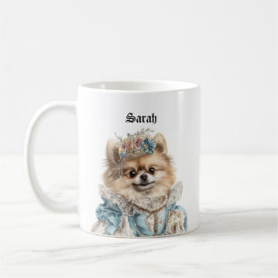 Viktorianische Pomeranian-Tassen Kaffeetasse
