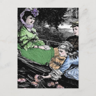 Viktorianische Postkarte