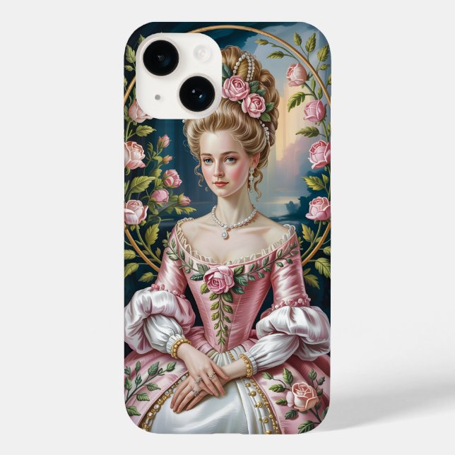 Viktorianische Princess Floral Mobile Cover (Rückseite)