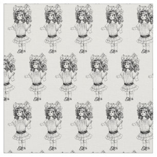 Viktorianische Puppe Stoff