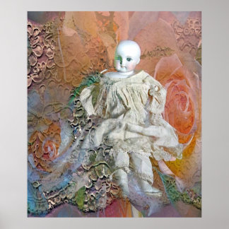 Viktorianische Puppenausgabe Poster