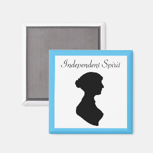 Viktorianische Regency Silhouette Magnet