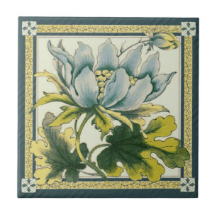 Viktorianische Repro Keramik Tile Fliese