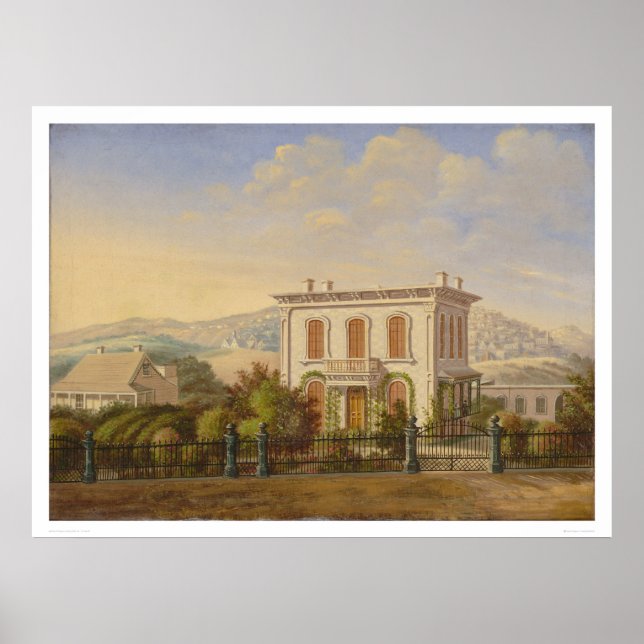 Viktorianische Residenz, San Francisco, Kalifornie Poster (Vorne)
