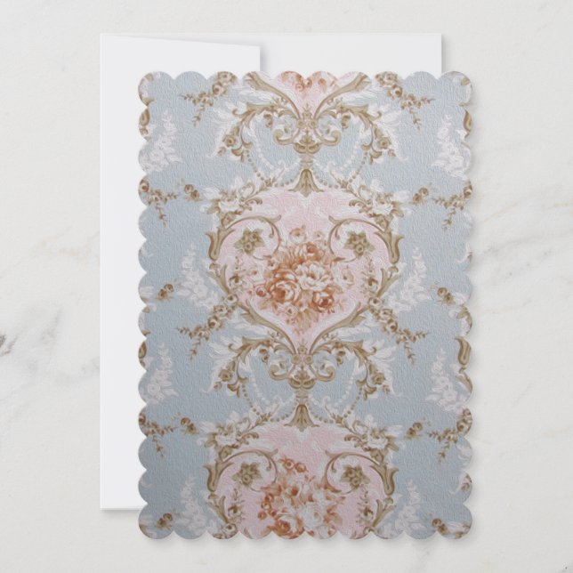 Viktorianische Rose - Einladungen/UAWG Einladung (Vorderseite)