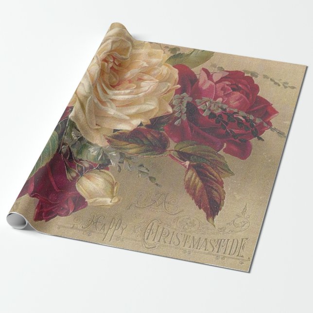 Viktorianische Rose Geschenkpapier (Ungerollt)
