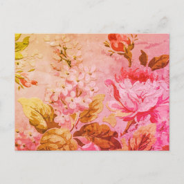 Viktorianische Rose Postkarte