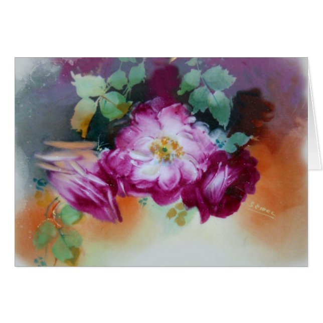 Viktorianische Rose Ruby (Vorderseite (Horizontal))