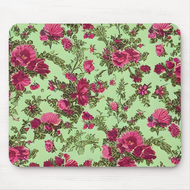 Viktorianische Rosen Mousepad (Vorne)