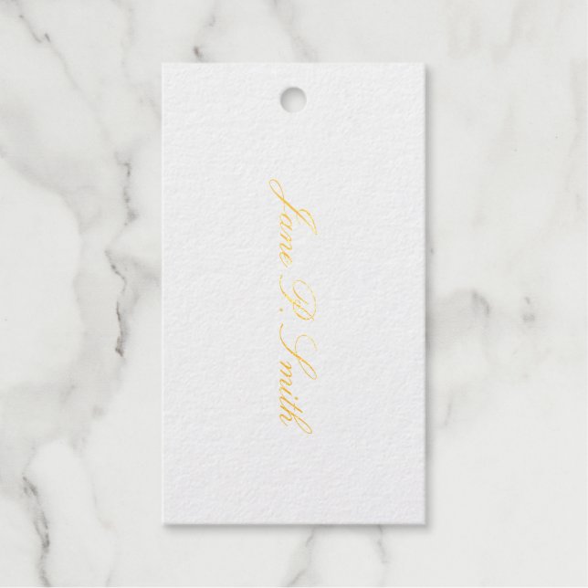 Viktorianische Rufkarten Geschenkanhänger (Vorderseite)