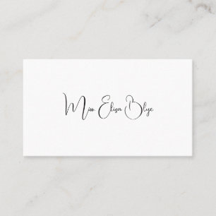 Viktorianische Rufkarten Telefonnummerkarte