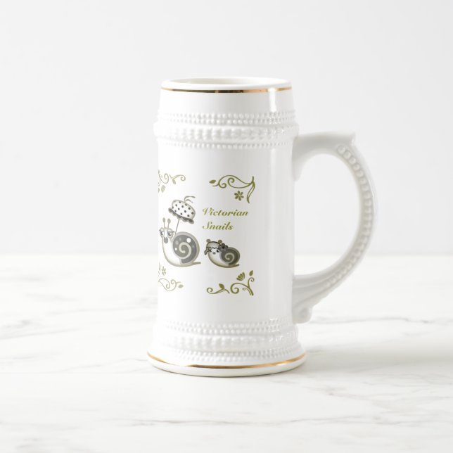 Viktorianische Schnecken Bierglas (Rechts)
