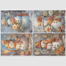 Viktorianische SchneeLadys 4 Seidenpapier