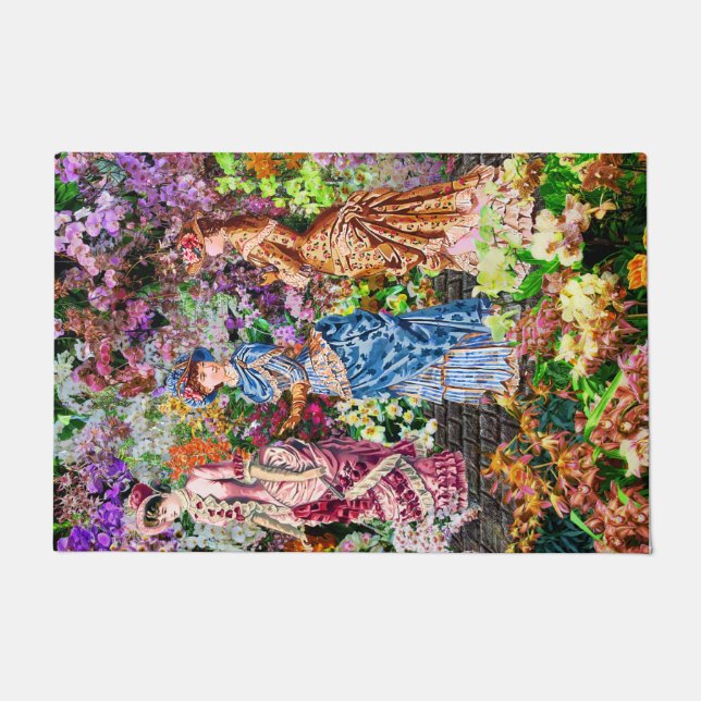 Viktorianische Schönheit Fußmatte (Vorderseite)