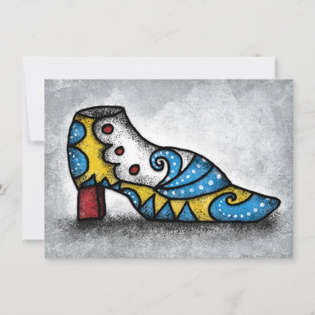 Viktorianische Showgrüße Karte (Vorderseite)