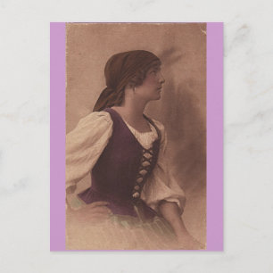 viktorianische Sinti und Roma-Postkarte Postkarte
