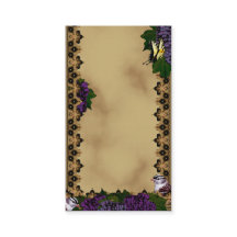 Viktorianische Sparrow und Schmetterlinge