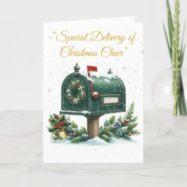 Viktorianische Splendor-Karte für geflochtene Feri Feiertagskarte