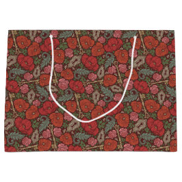 Viktorianische Steampunk Alte Lock-Taste rote Pflö Große Geschenktüte