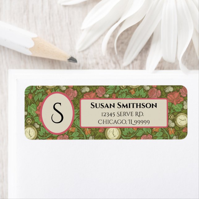 Viktorianische Steampunk-Pocket-Rücksendeadresse (Insitu)