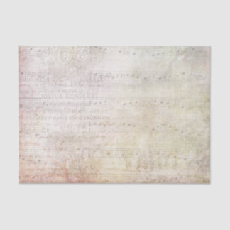 Viktorianische Stilmusik und verblichene Blume Seidenpapier