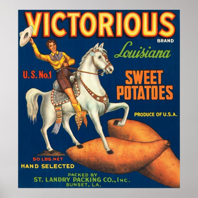 Viktorianische Süßkartoffeln Poster (Vorne)