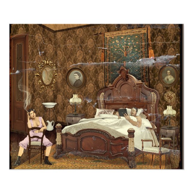 Viktorianische Tablette Fotodruck (Vorne)