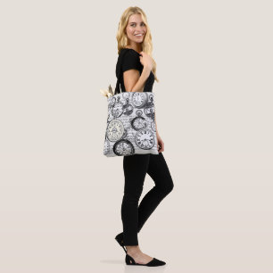 Viktorianische Taschenuhr Collage Alice Wunderland