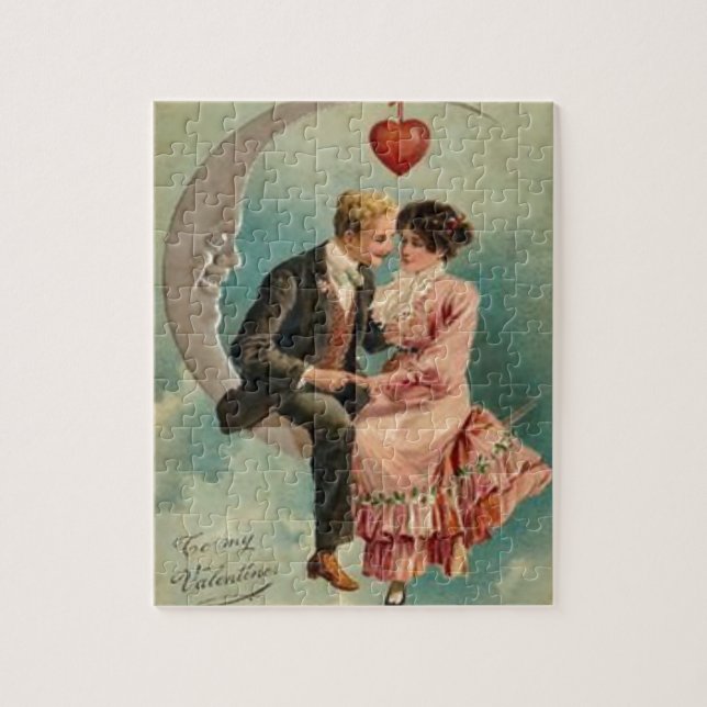viktorianische Valentine Puzzle (Vertikal)
