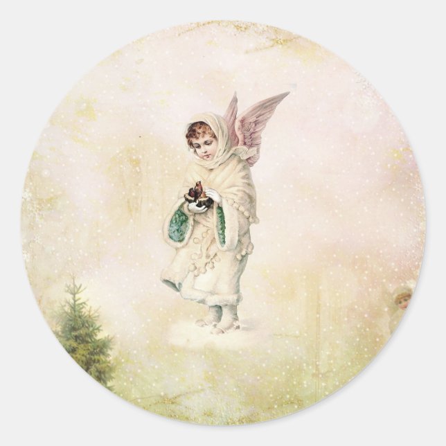 Viktorianische Vintage Aufkleber (Vorderseite)