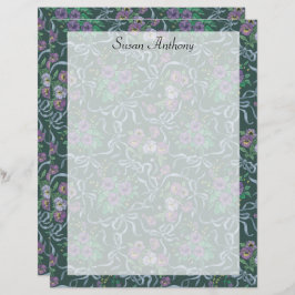 Viktorianische Vintage Lila Stiefmütterchen