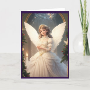 Viktorianische Vintage Retro Weihnachtsmärchen Feiertagskarte