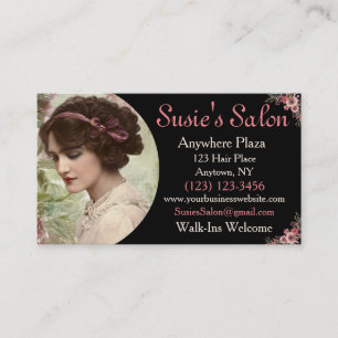 Viktorianische Vintage Visitenkarte