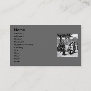 Viktorianische Visitenkarte